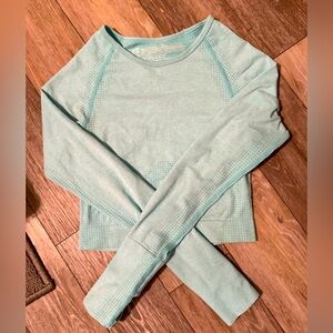 PINK SEAML crop long sleeve